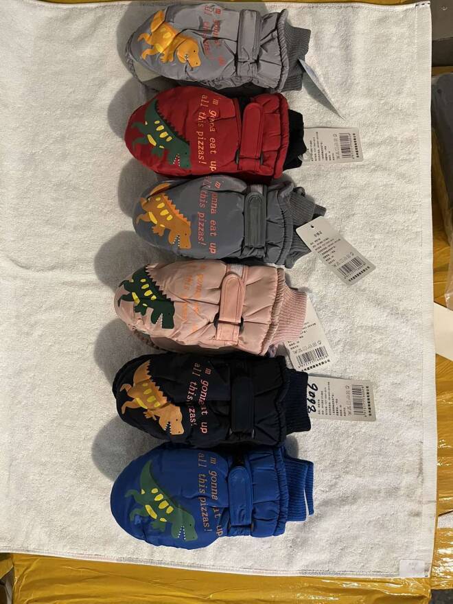 Rękawiczki narciarskie dziecięce 0031 Mix KOLOR  Standard 1