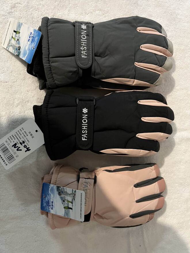 Rękawiczki narciarskie dziecięce 0035 Mix KOLOR  Standard