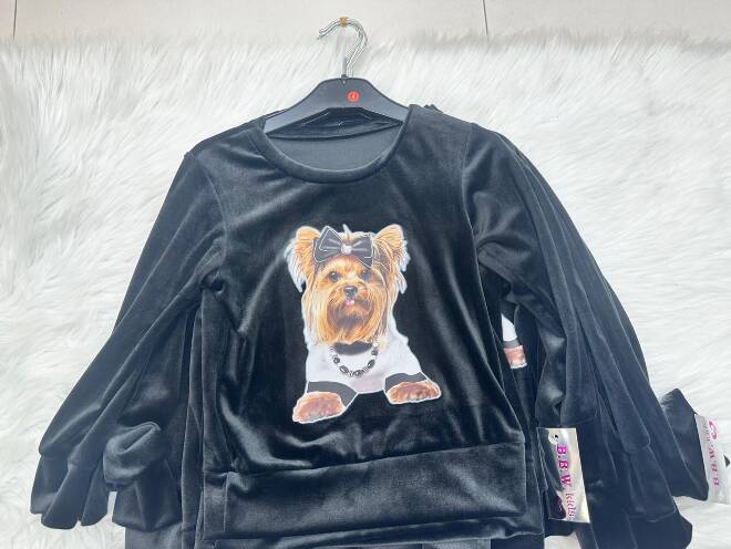 Bluzki dziewczęce 0086 1 kolor  4-14