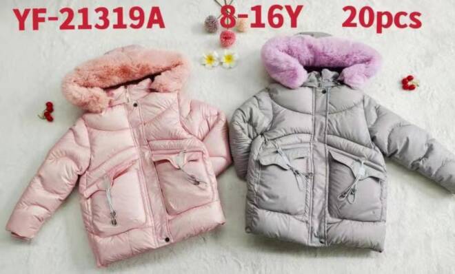 Kurtka  dziewczęce 21319A 1 kolor  8-16 1