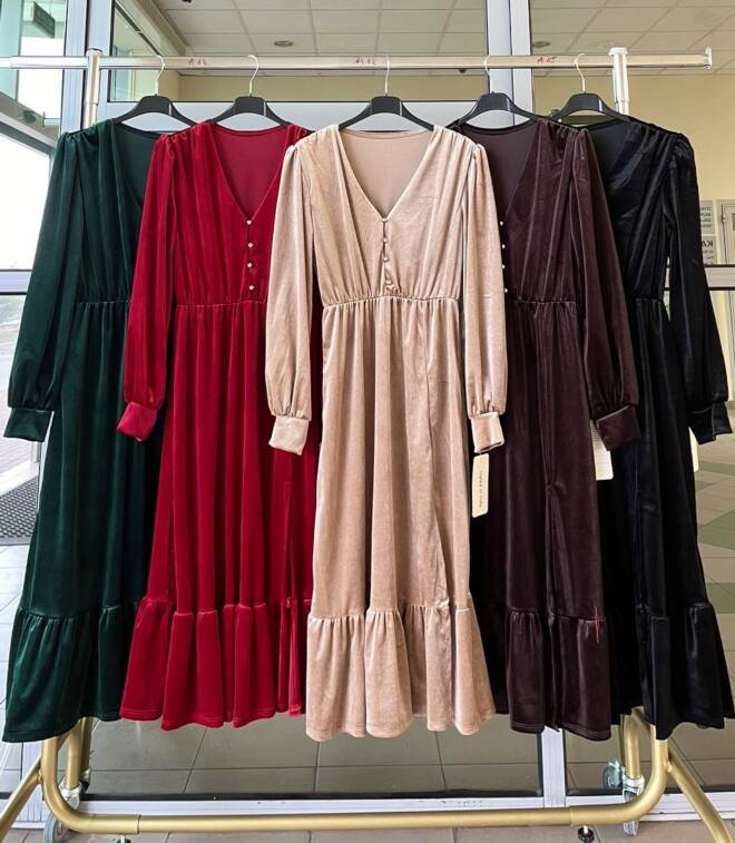 Sukienka damskie 0611 Mix KOLOR  Standard (Towar Włoskie) 1