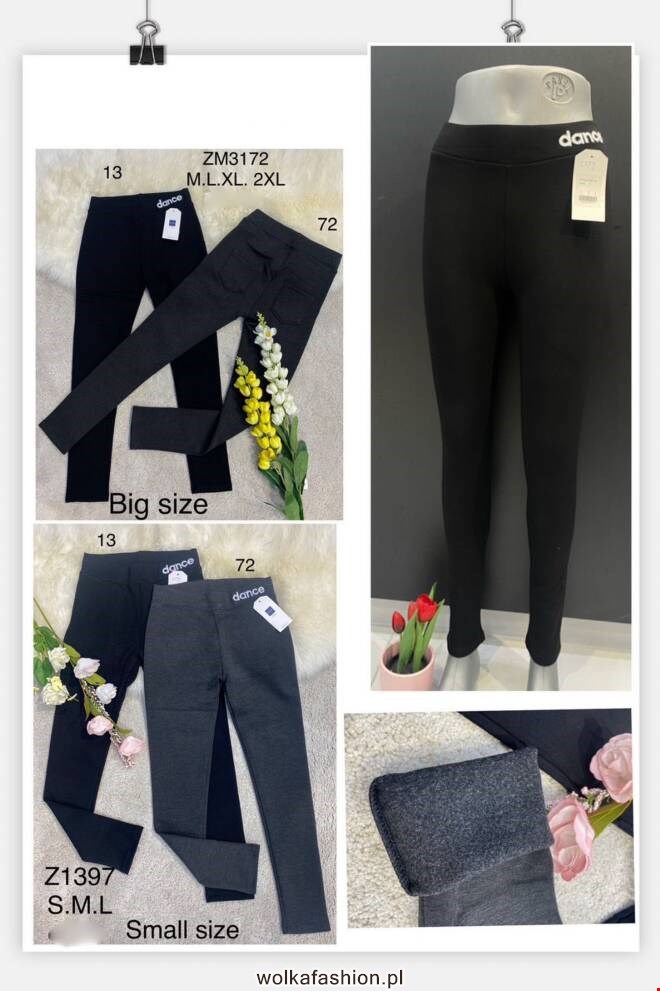 Spodnie damskie ZM3172 1 kolor  M-2XL