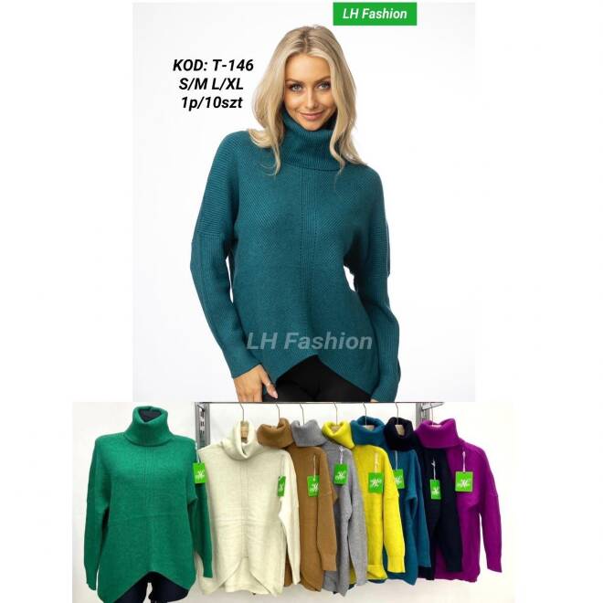 Sweter damskie T-146 Mix KOLOR  S/M-L/XL 1