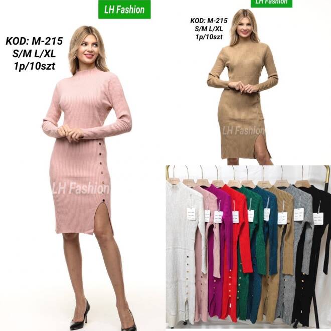 Sukienka damskie M-215 Mix KOLOR  S/M-L/XL