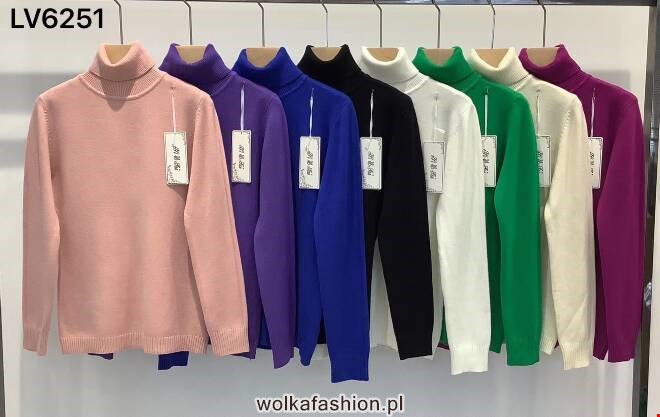Sweter damskie 1062 1 kolor  S-XL