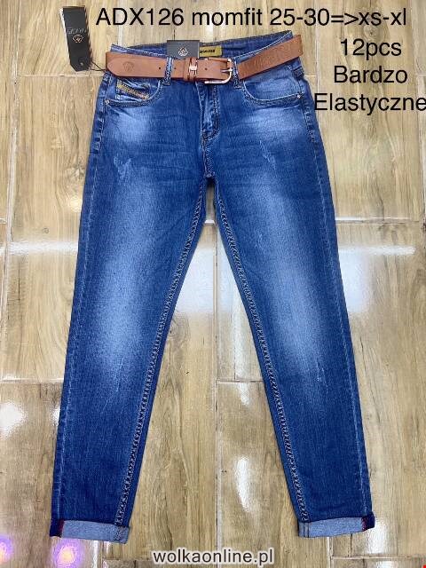 Jeansy damskie ADX126 1 kolor 25-30