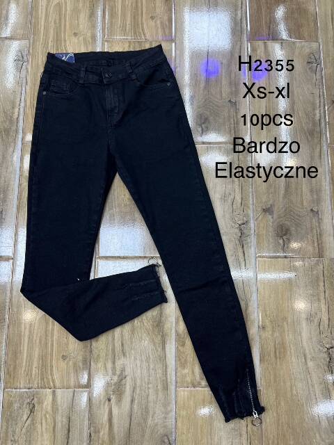 Jeansy damskie H2355 1 kolor XS-XL 1
