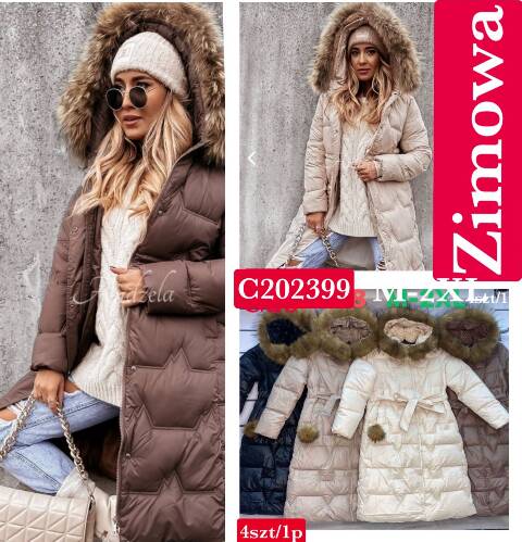 Płaszcze damskie C202399 1 kolor M-2XL 1