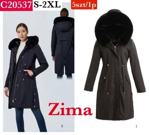Płaszcze damskie C20537 1 kolor S-2XL 1