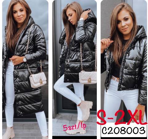 Płaszcze damskie C208003 1 kolor S-2XL