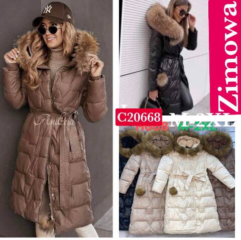 Płaszcze damskie C20668 1 kolor M-2XL