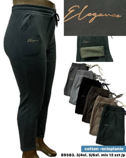 Spodnie dresowe damskie 89583 1 kolor 3XL-6XL