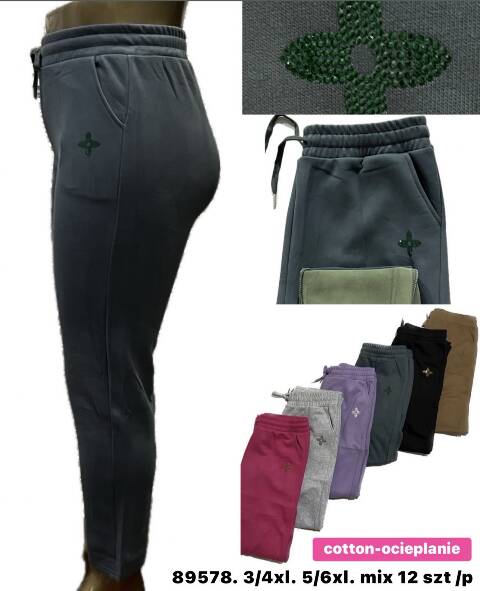Spodnie dresowe damskie 89578 1 kolor 3XL-6XL 1