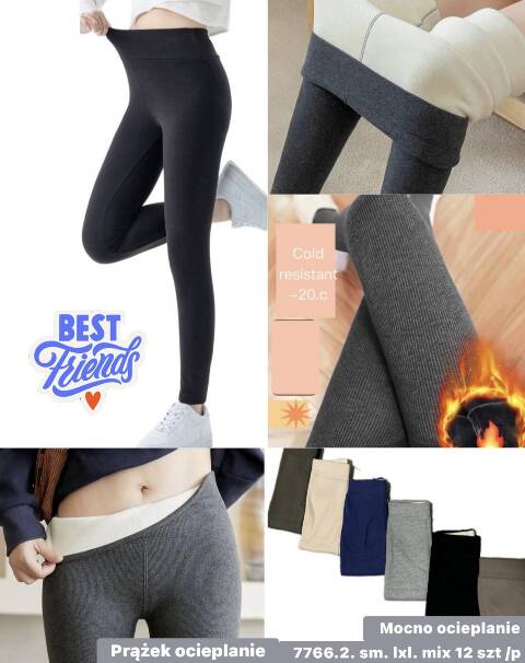 Leginsy damskie 7766 Mix kolor S/M-L/XL 1