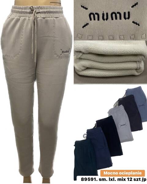 Spodnie dresowe damskie 89591 Mix kolor S/M-L/XL