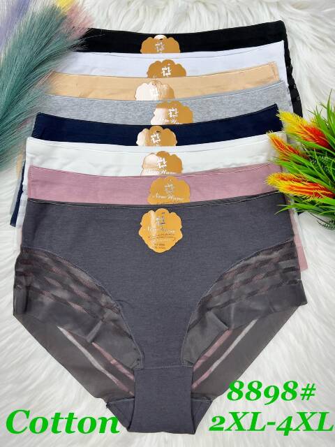 Majtki damskie 8898 Mix kolor 2XL-4XL