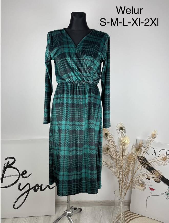 Sukienka damskie 4085 1 kolor  S-2XL (Towar Polskie)