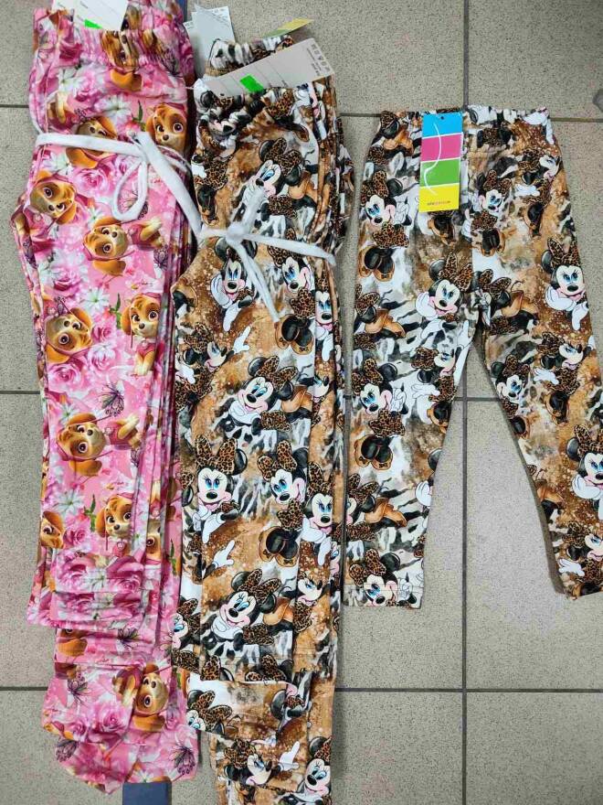  Leginsy dziewczęce 4728 1 kolor  92-140 1