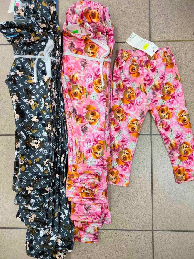  Leginsy dziewczęce 4729 1 kolor  92-140