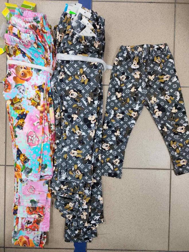  Leginsy dziewczęce 4730 1 kolor  92-140 1