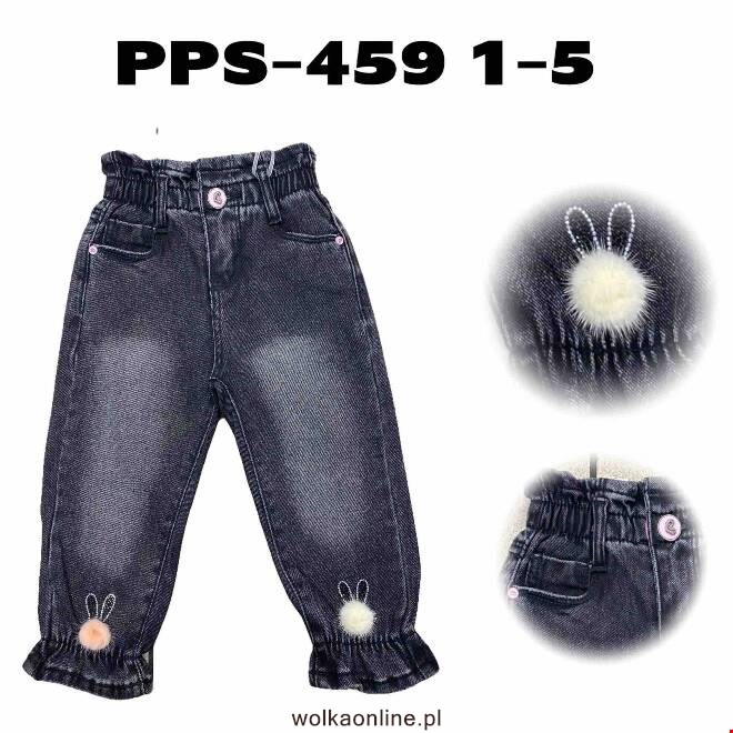 Jeansy dziewczęce PPS-459 1 kolor  1-5