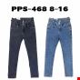 Jeansy dziewczęce PPS-468 1 kolor  8-16 1