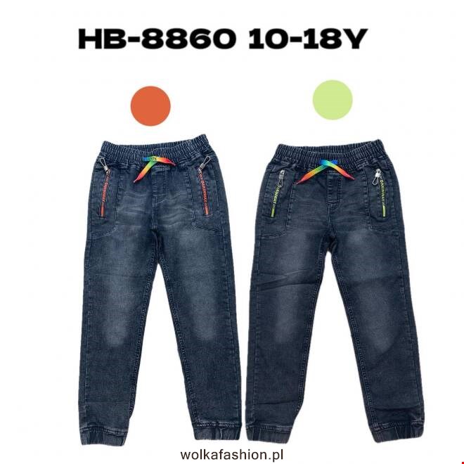 Jeansy chłopięce  HB-8860 1 kolor  10-18
