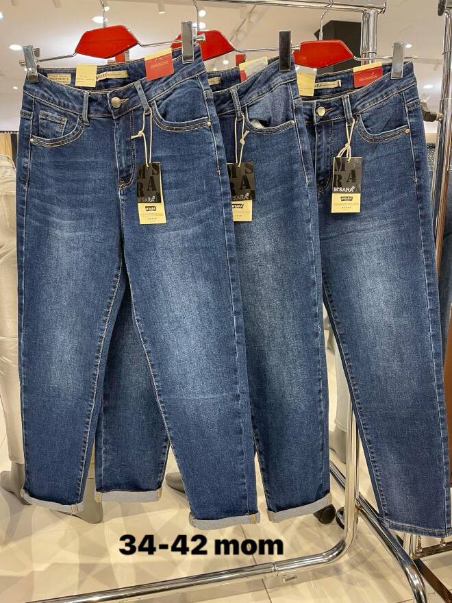 Jeansy damskie 4833 1 kolor  34-42 1