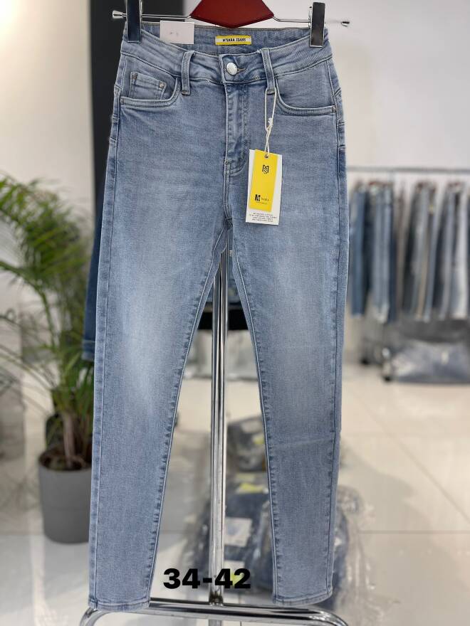 Jeansy damskie 4836 1 kolor  34-42 1