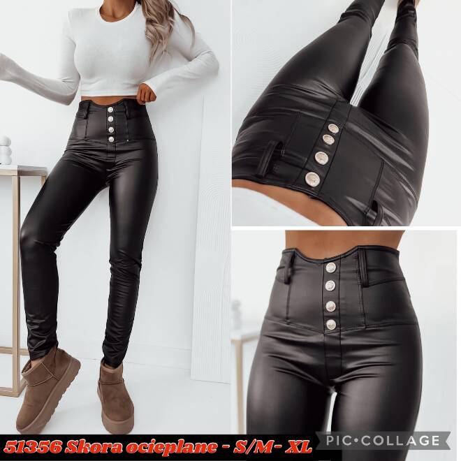 Spodnie damskie 51356 1 kolor  S-XL