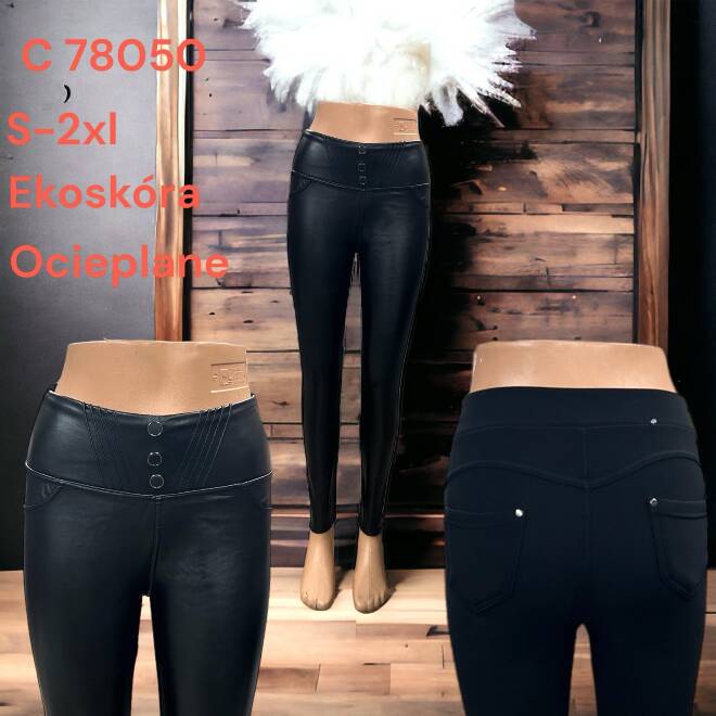 Spodnie damskie C78050 1 kolor  S-2XL