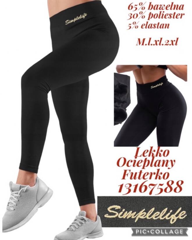 Leginsy damskie 13167588 1 kolor  M-2XL 1