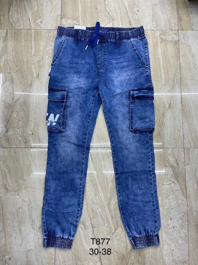 Jeansy męskie T877 1 kolor  30-38