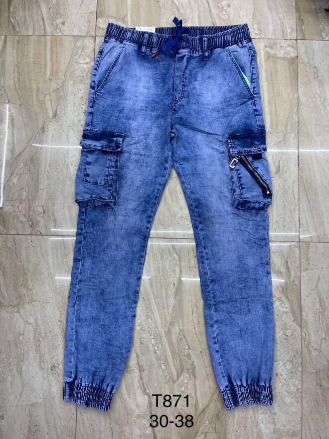 Jeansy męskie T871 1 kolor  30-38