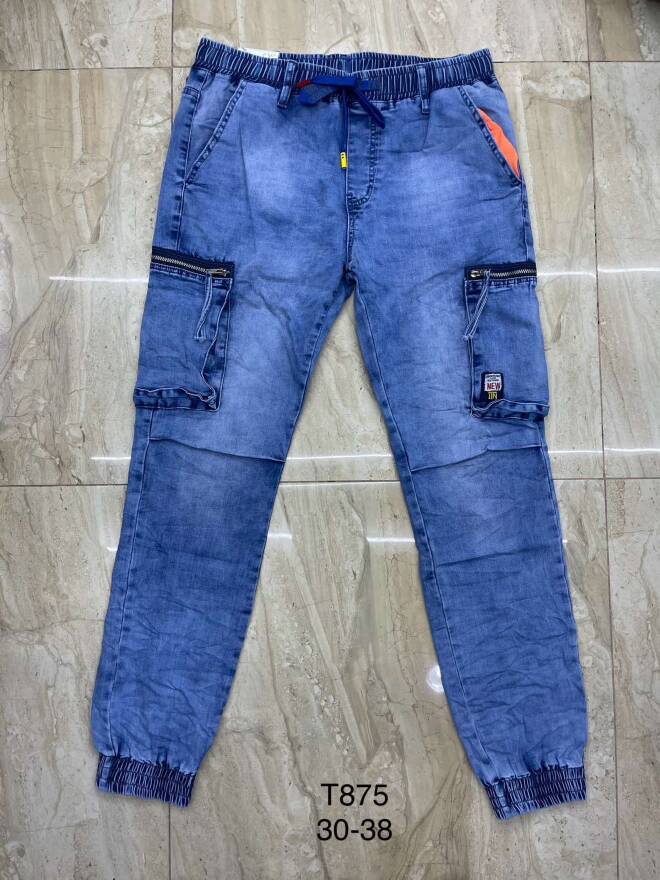 Jeansy męskie T875 1 kolor  30-38
