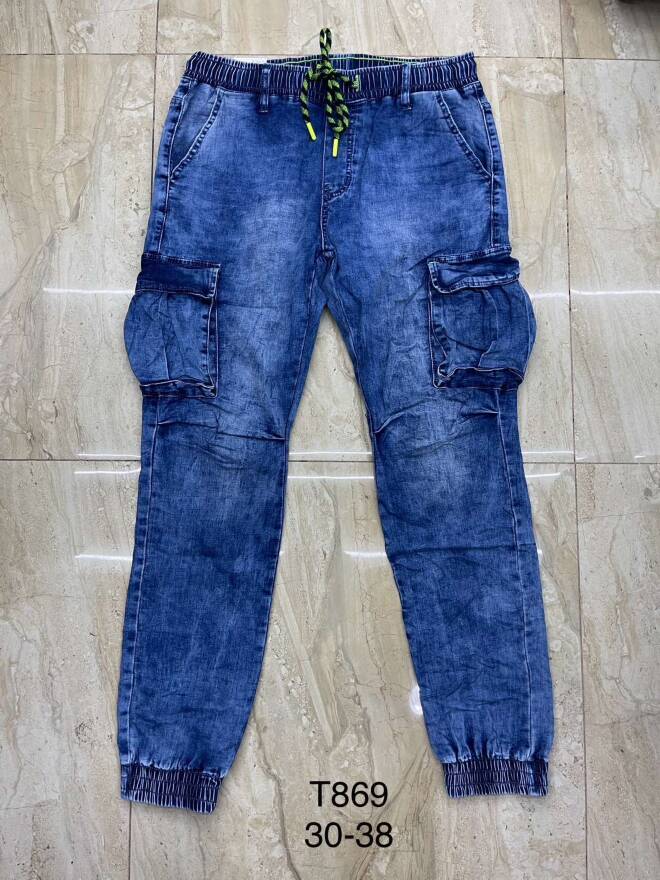 Jeansy męskie T869 1 kolor  30-38