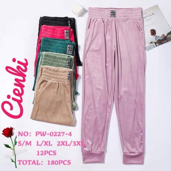 Spodnie damskie PW-0227-4 Mix KOLOR  S-3XL