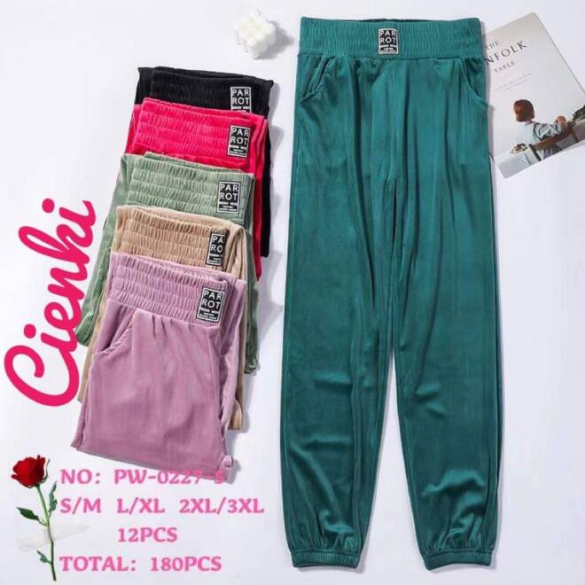 Spodnie damskie PW-0227-5 Mix KOLOR  S-3XL
