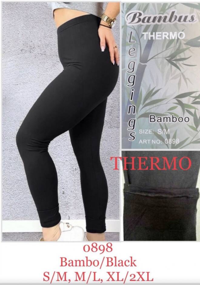 Leginsy damskie 0898 1 kolor  S-2XL 1