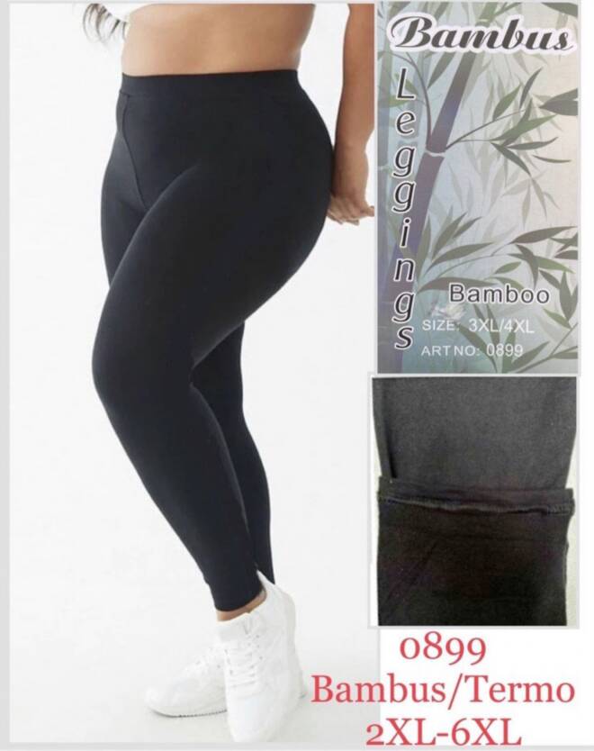 Leginsy damskie 0899 1 kolor  2XL-6XL 1