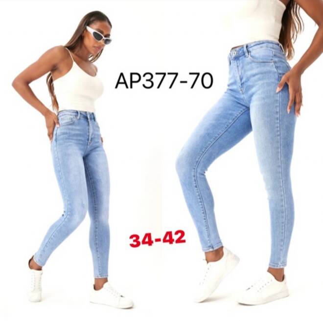 Jeansy damskie AP377-70 1 kolor  34-42 1