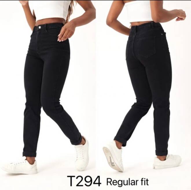 Jeansy damskie T294 1 kolor  34-42