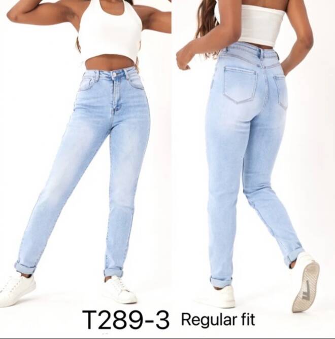 Jeansy damskie T289-3 1 kolor  34-42