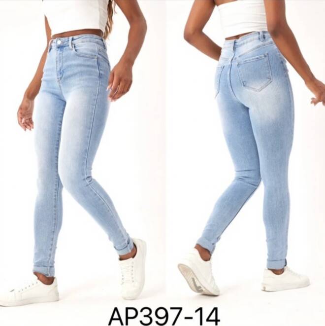 Jeansy damskie AP397-14 1 kolor  34-42 1