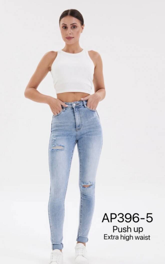 Jeansy damskie AP396-5 1 kolor  34-42 1
