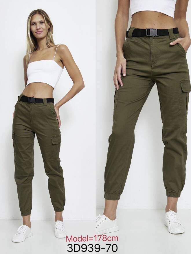 Spodnie damskie 3D939-70 1 kolor  34-42