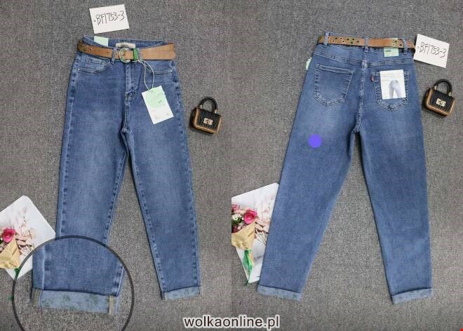Jeansy damskie BF1753-3 1 kolor  XS-XL