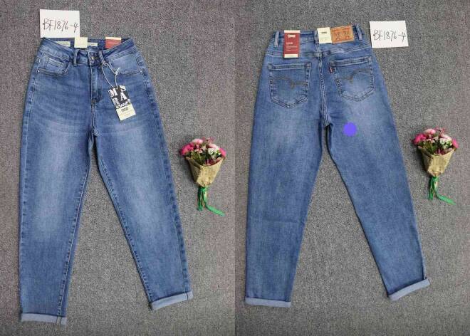 Jeansy damskie BF1876-4 1 kolor  XS-XL