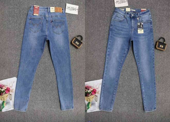 Jeansy damskie MS33826-4 1 kolor  30-38