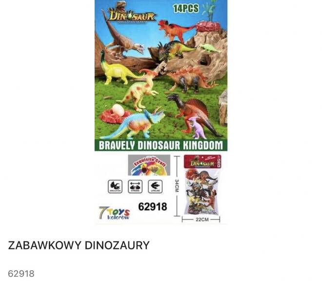 Zabawkowy 62918 Mix KOLOR  Standard